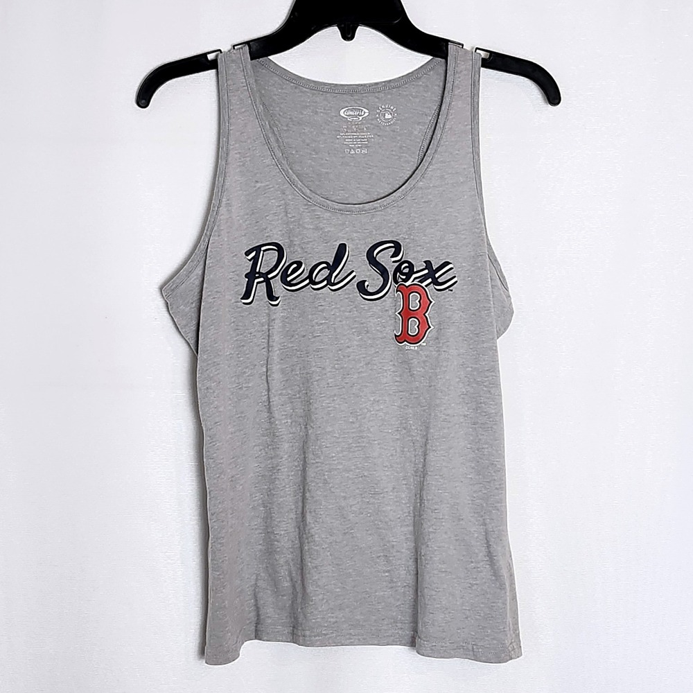 Boston Red Sox Tank Top Concepts Sportswear MLB Baseball Gray Womens Large‎